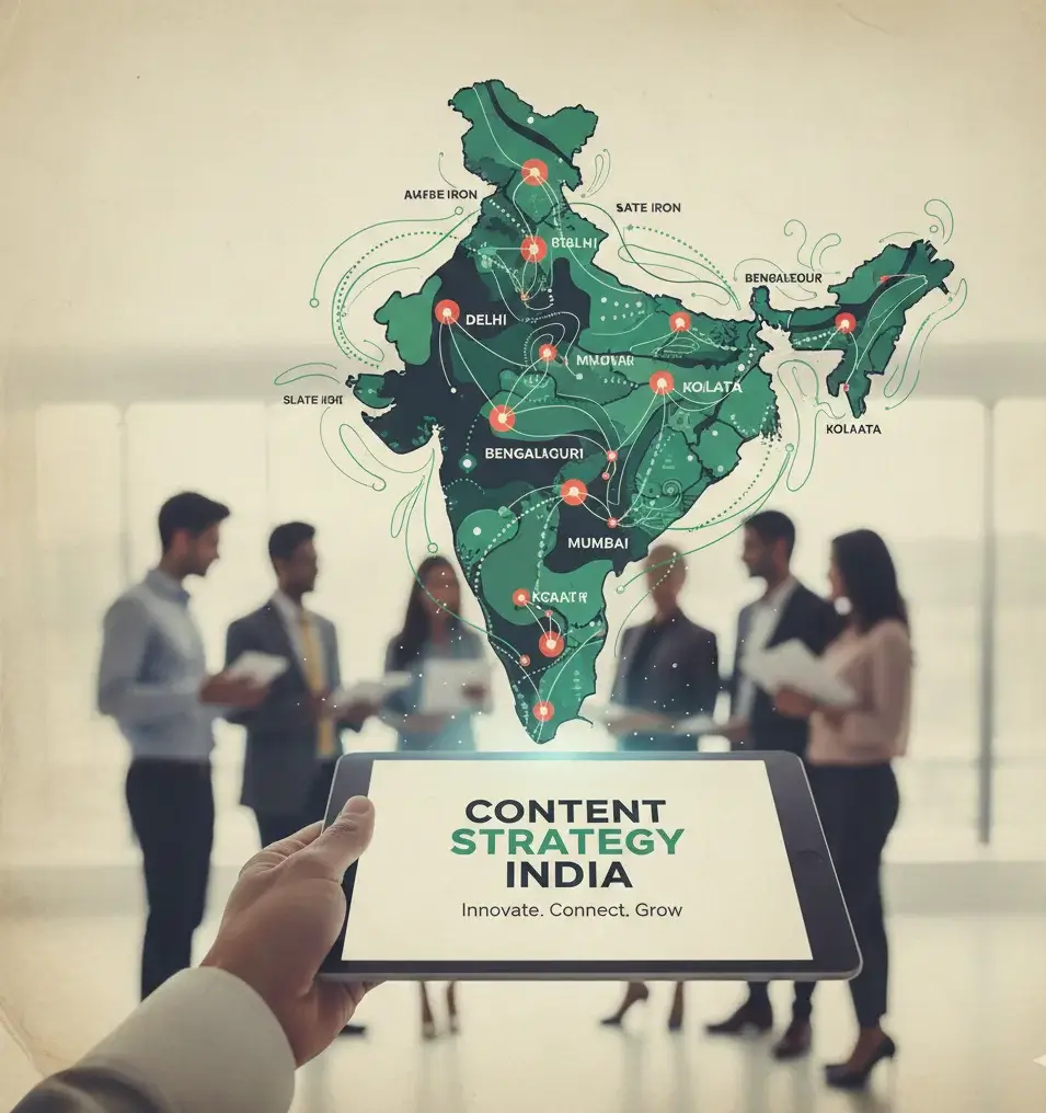 Content Strategy Development Illustration
