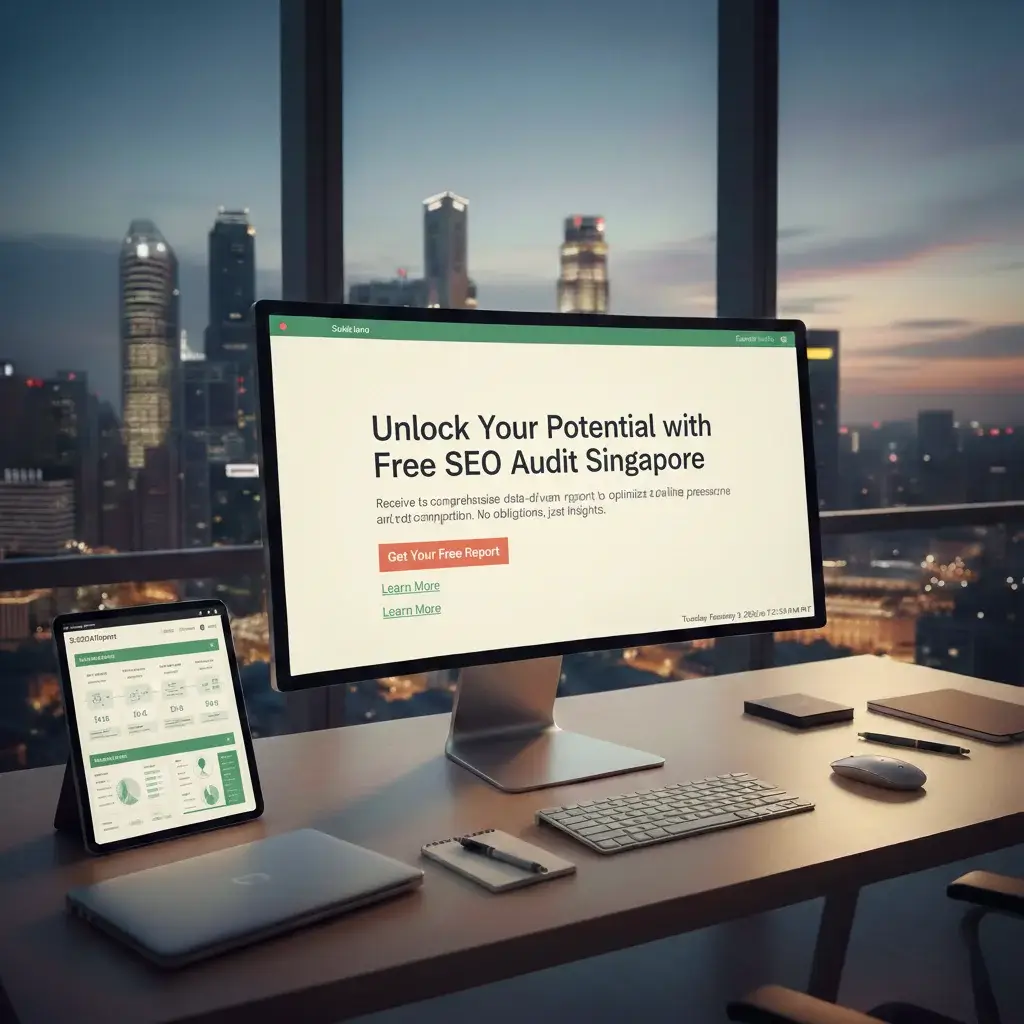 Free SEO Audit Report in Singapore Illustration