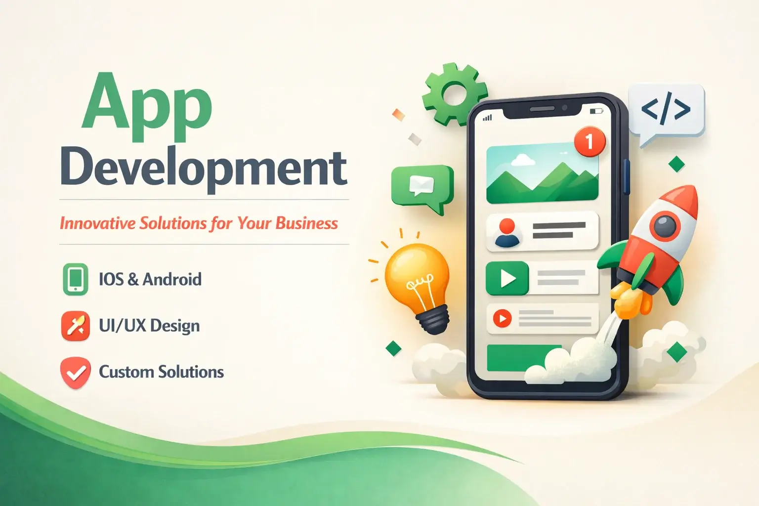 App Development Illustration