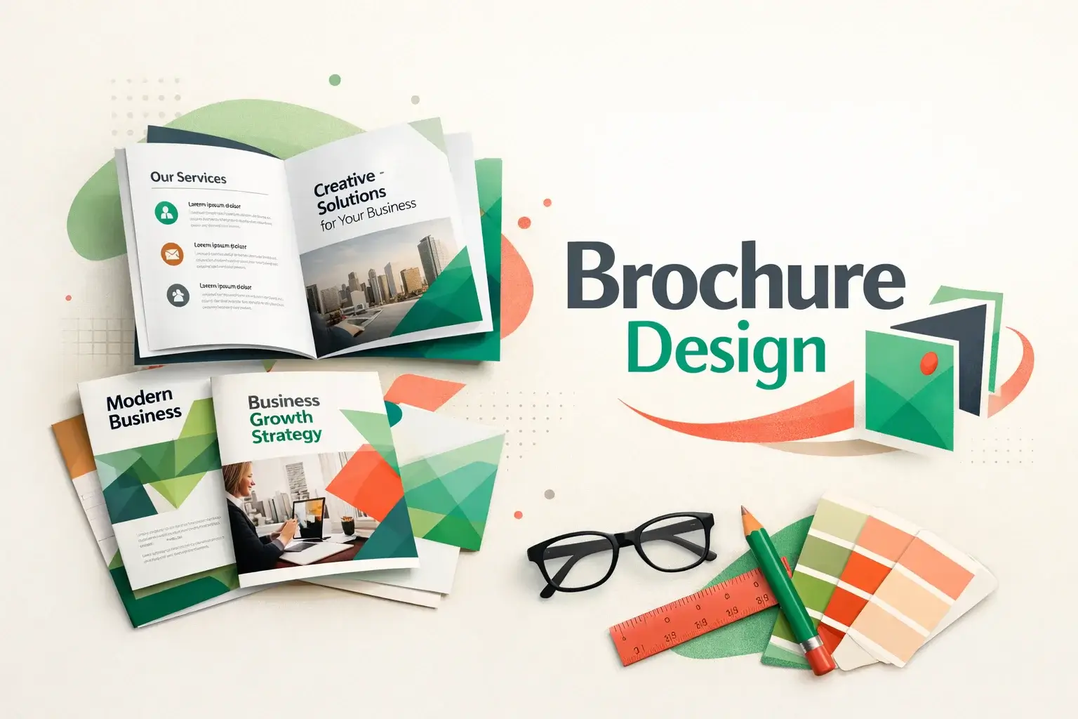 Brochure Design Illustration