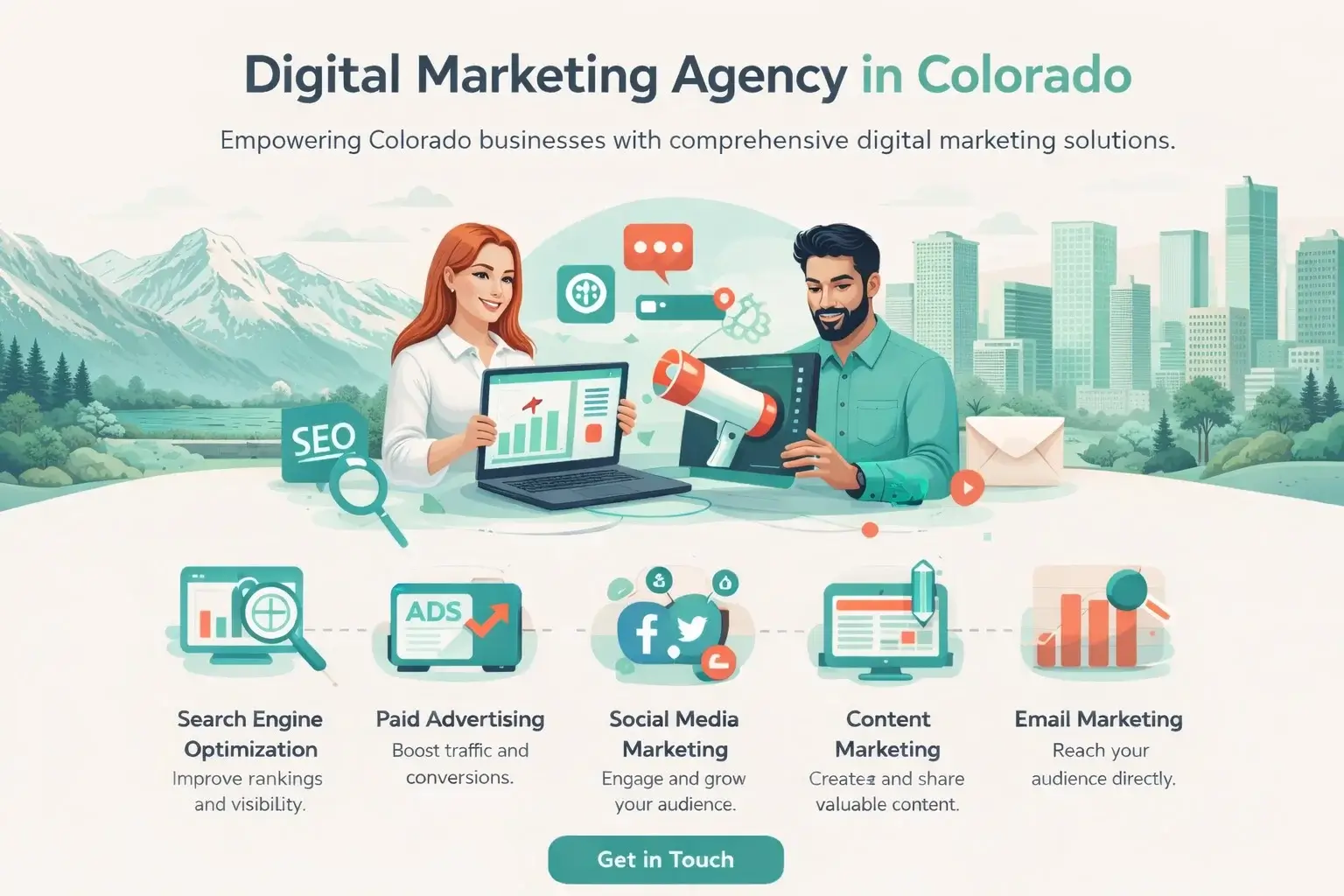 Digital Marketing Illustration