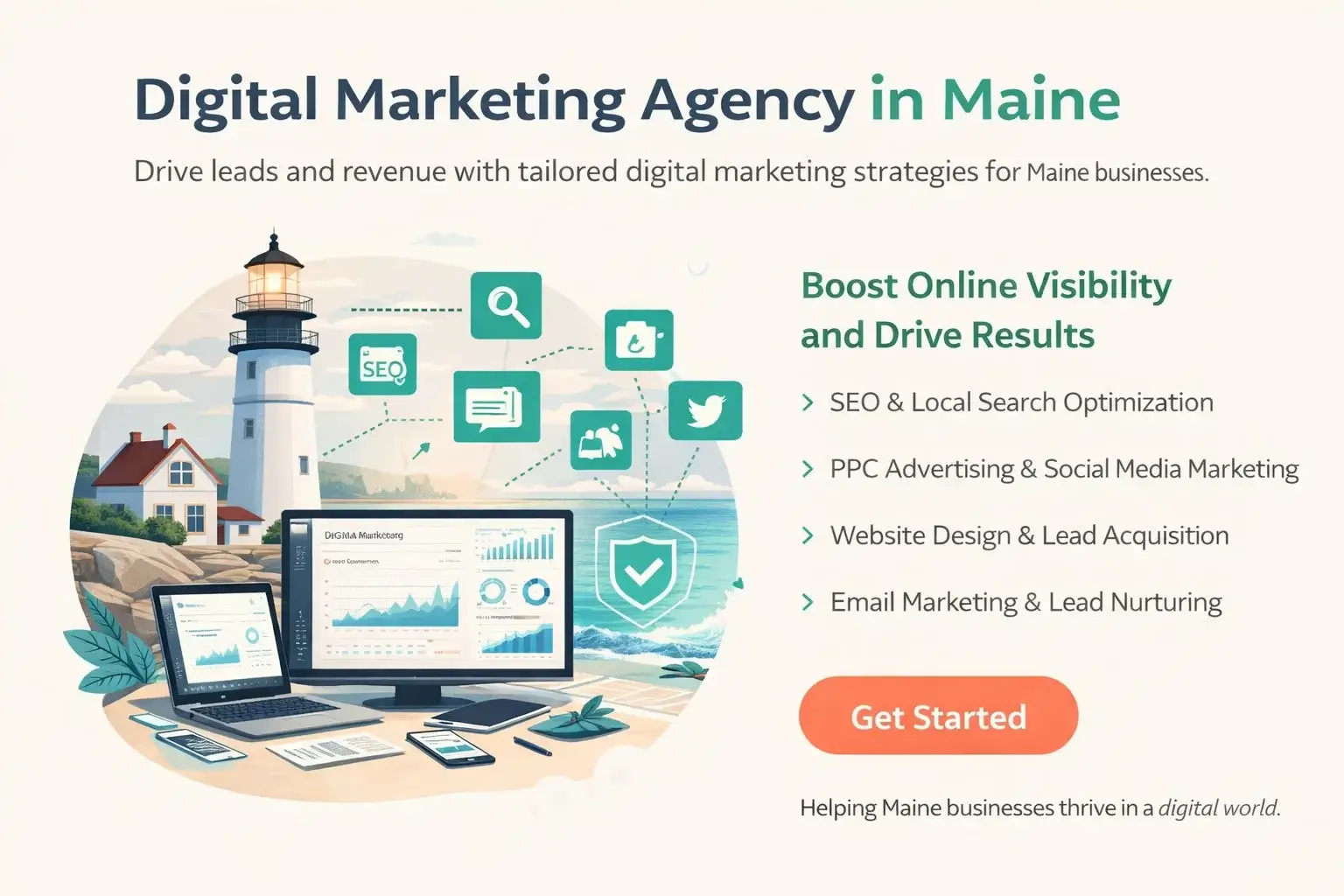 Digital Marketing Illustration