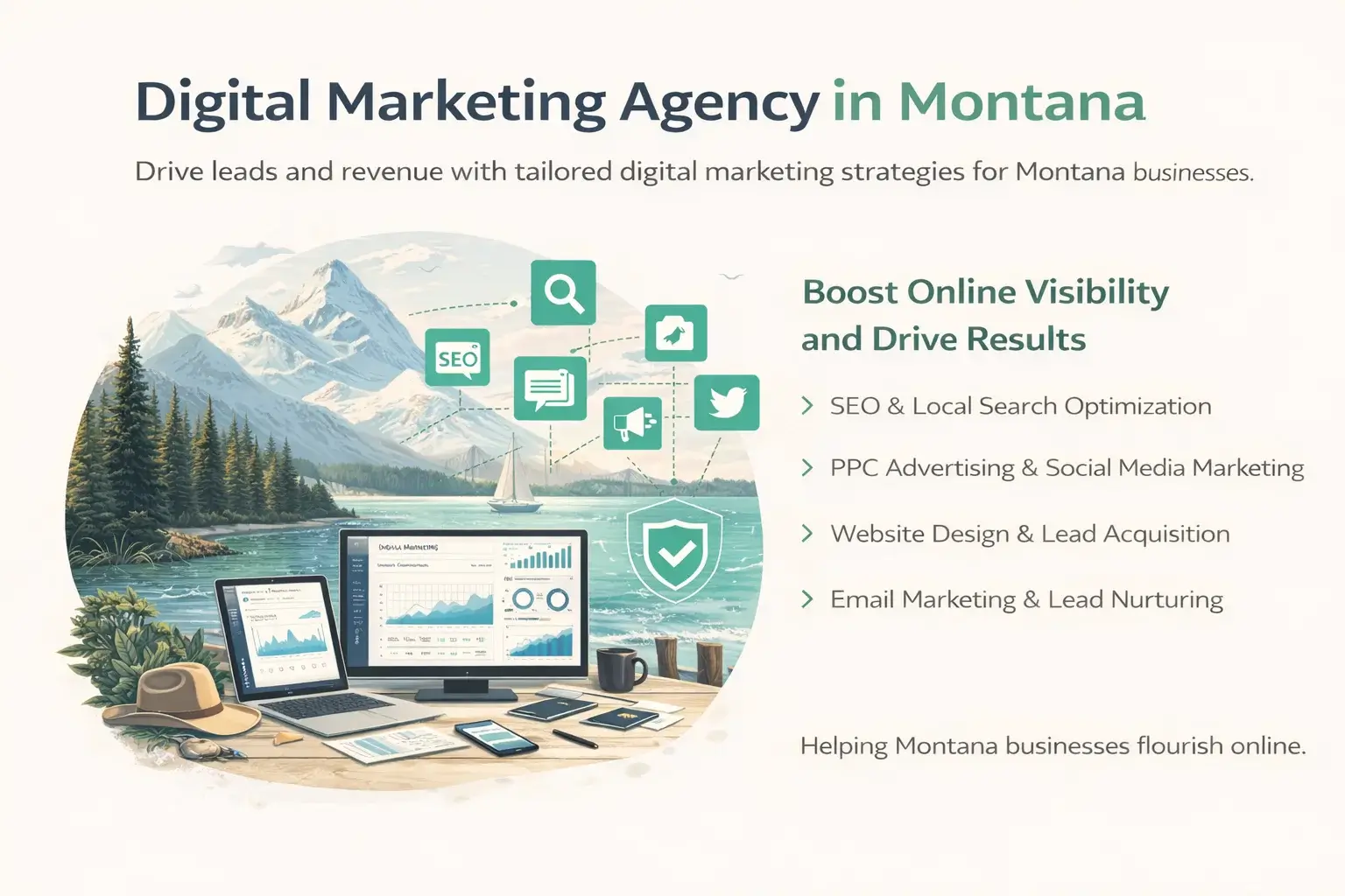 Digital Marketing Illustration