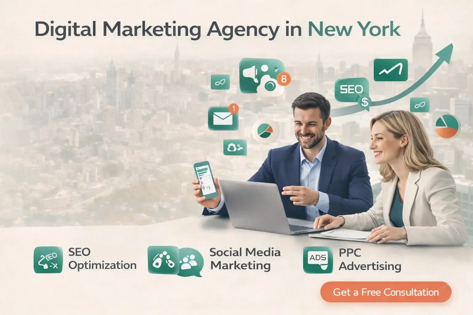 Digital Marketing Illustration