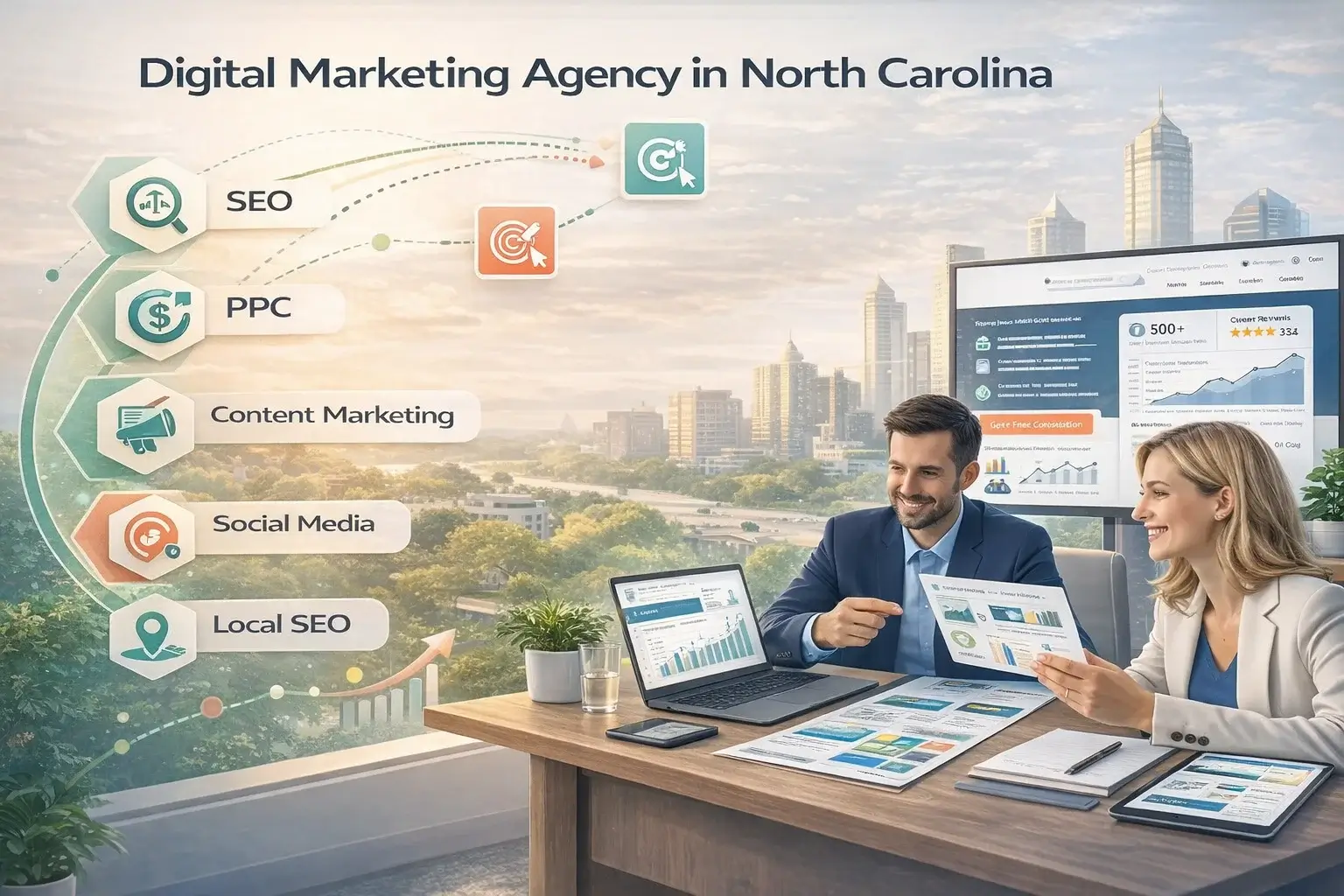 Digital Marketing Illustration