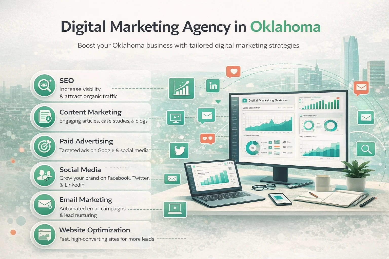 Digital Marketing Illustration