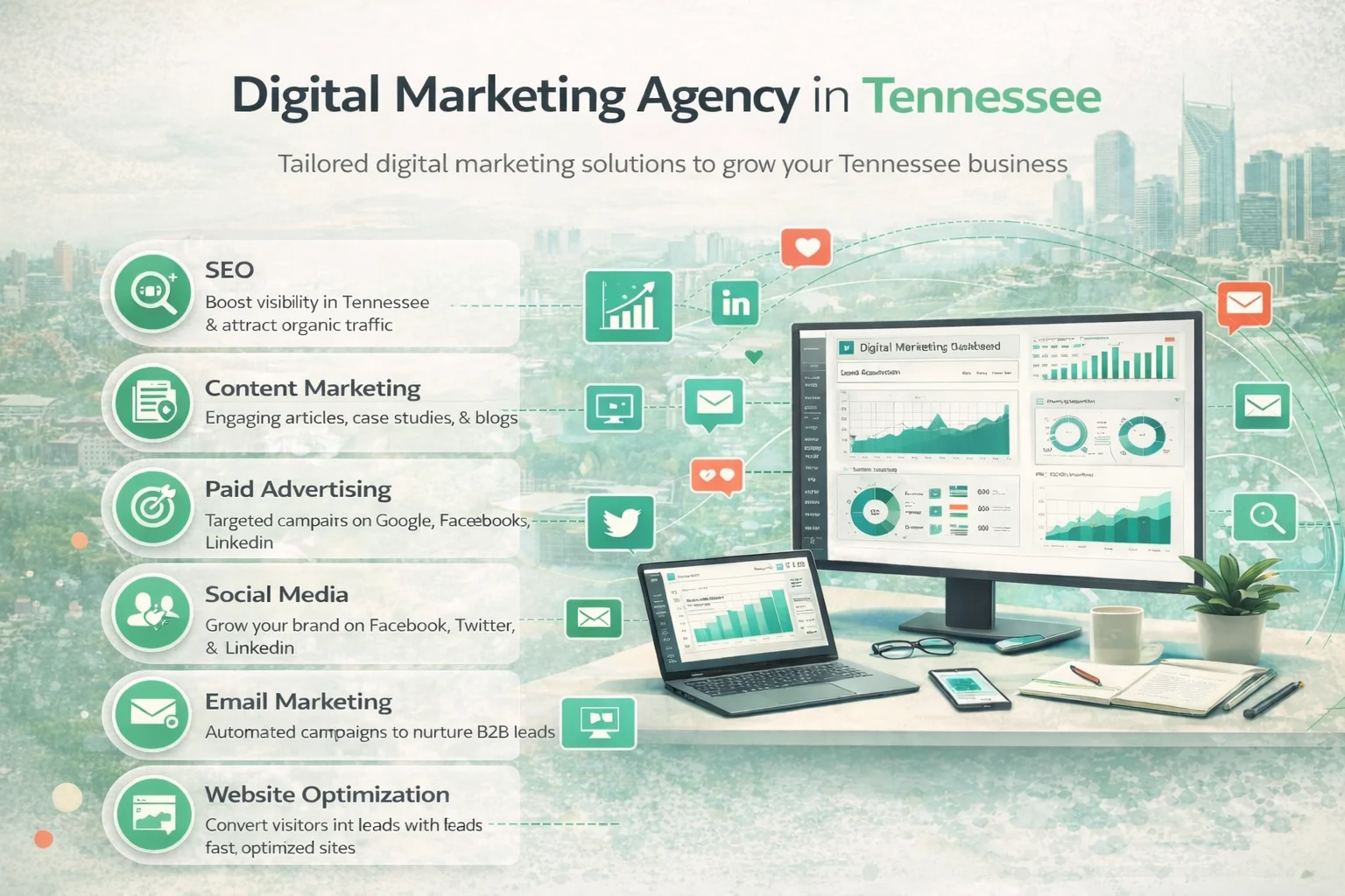 Digital Marketing Illustration