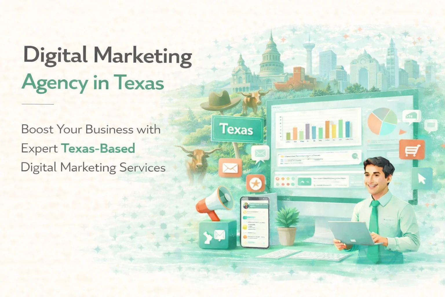 Digital Marketing Illustration