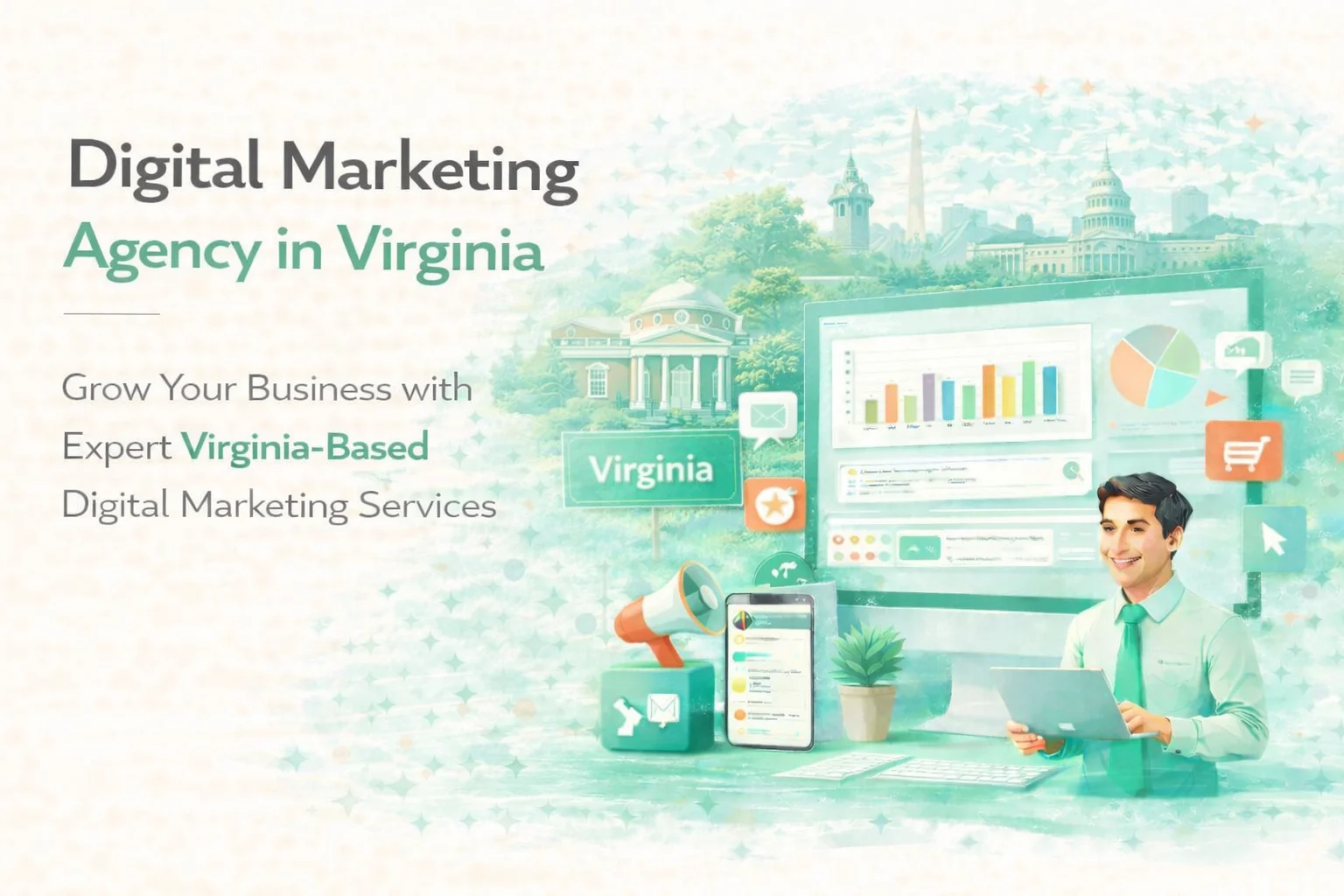 Digital Marketing Illustration