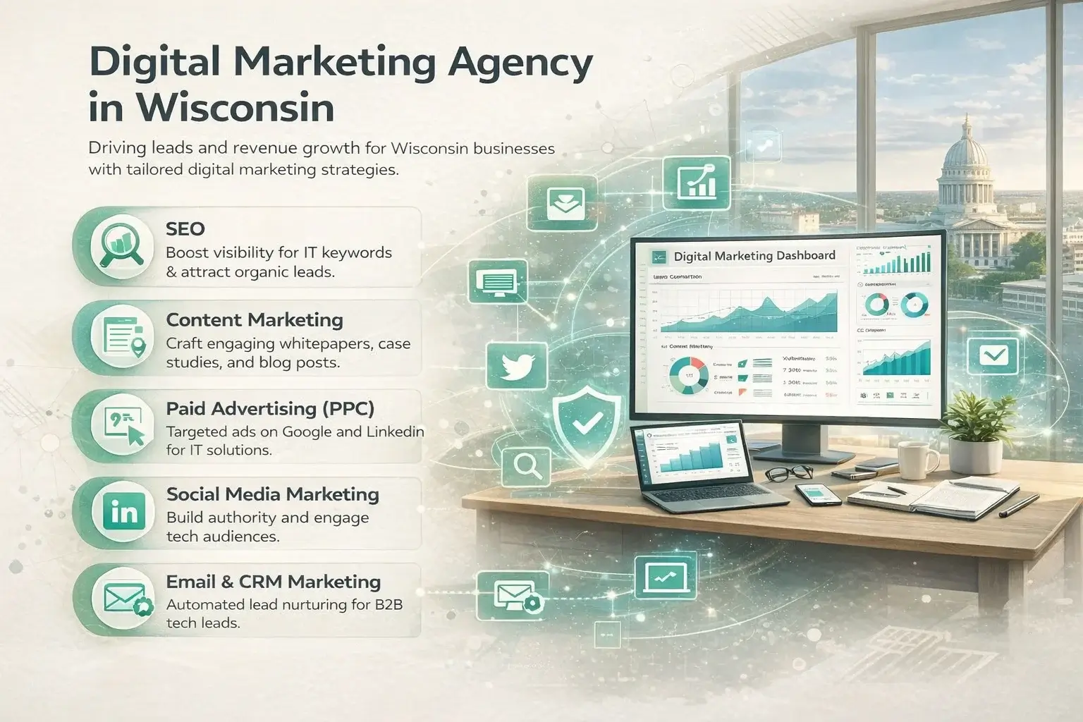 Digital Marketing Illustration