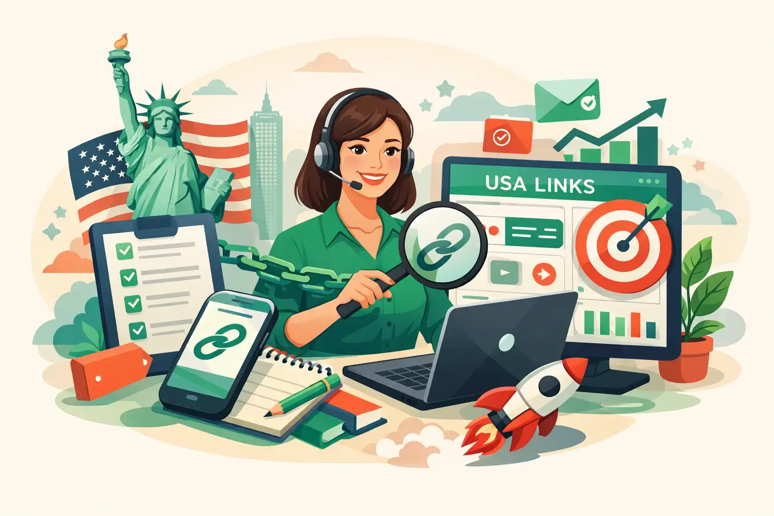 Hire Link Building Expert Illustration