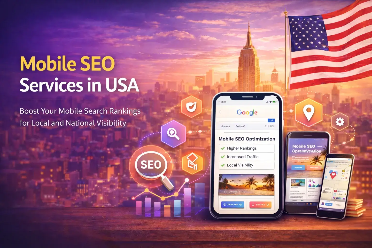 Mobile SEO Illustration