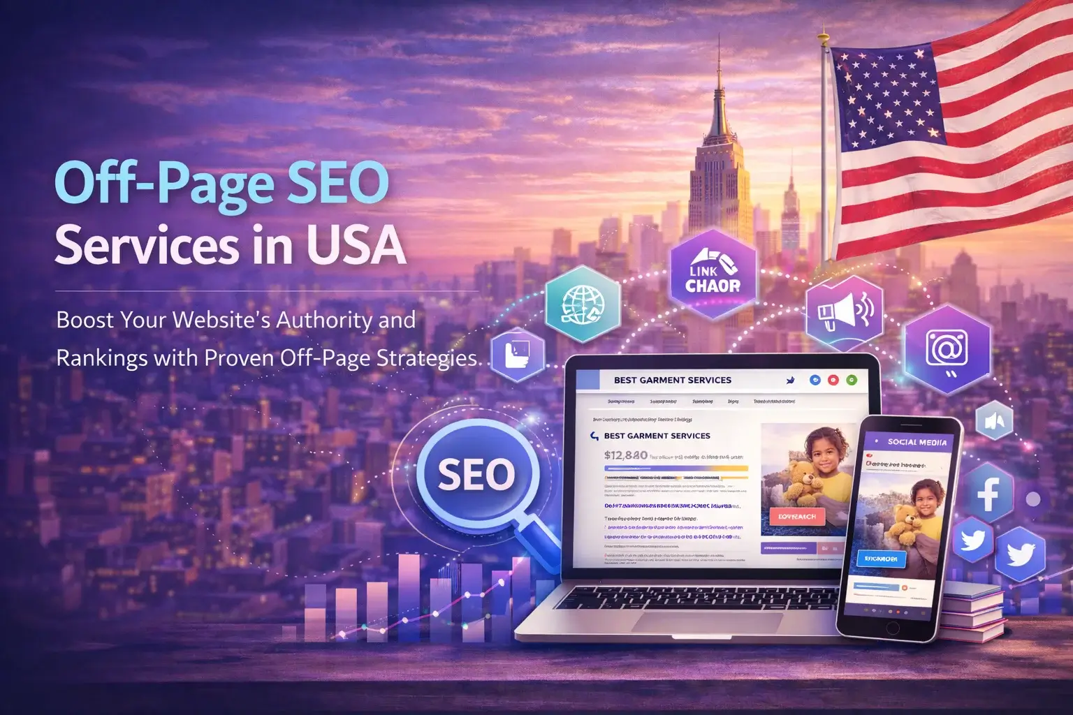 Off-Page SEO Illustration