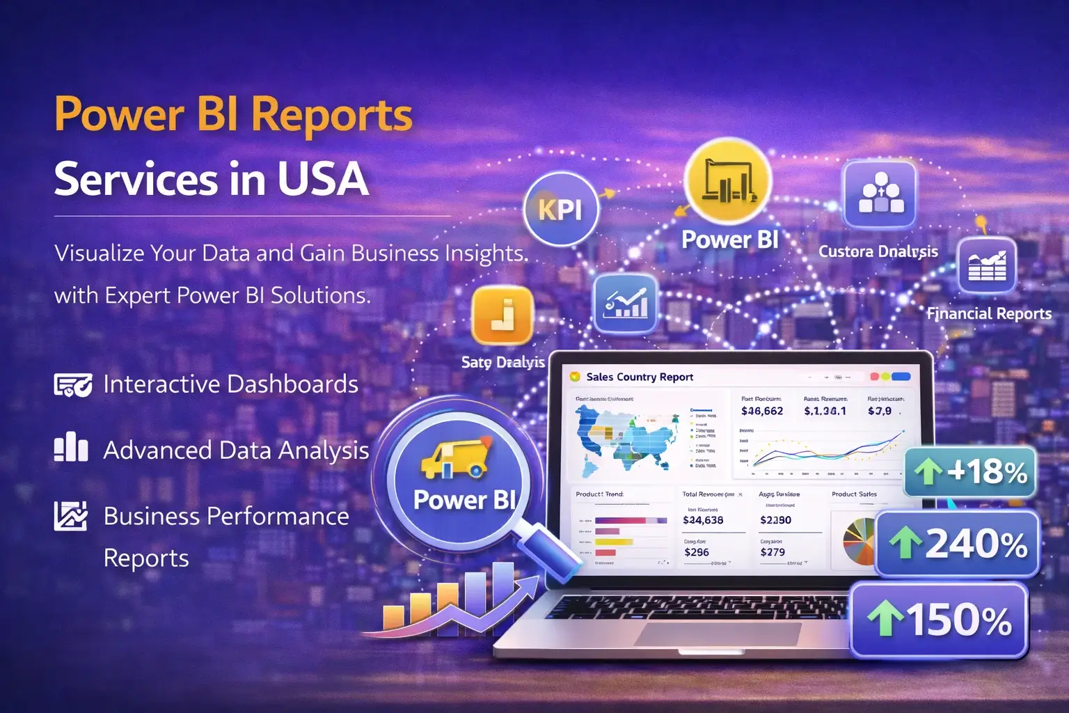 Power BI Reports and Dashboards