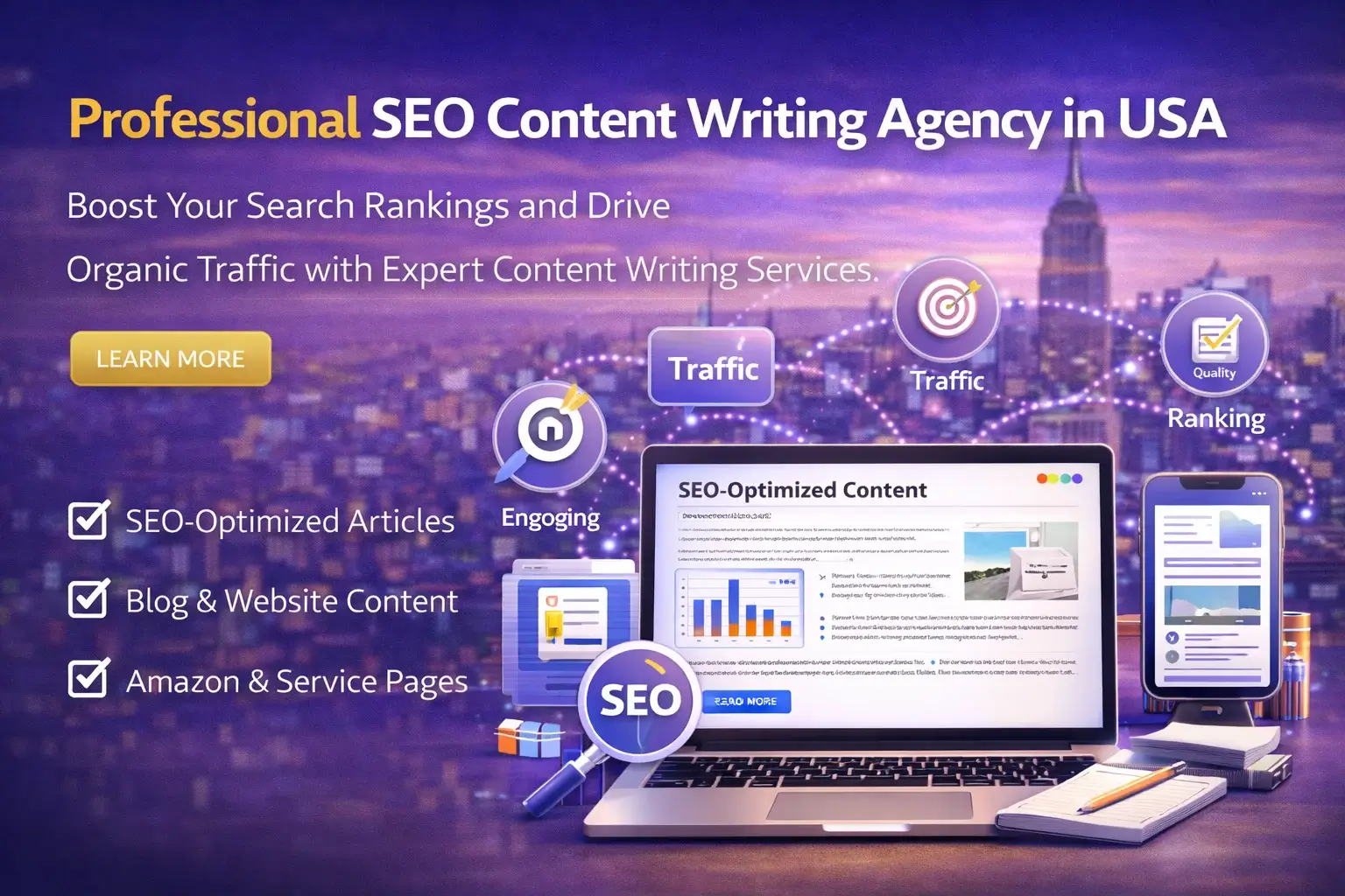 Professional SEO Content Writing Agency in USA