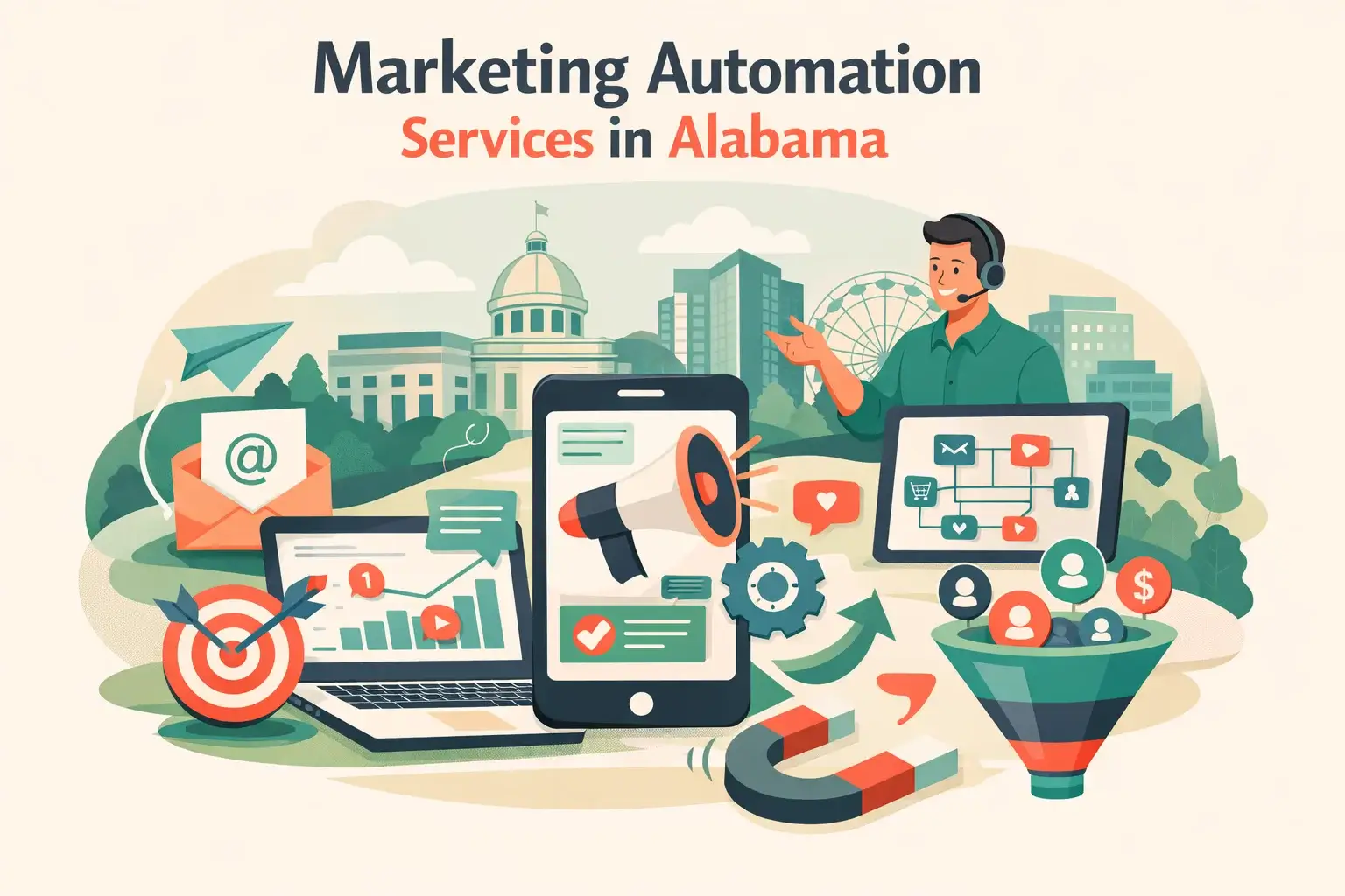 Digital Marketing Illustration