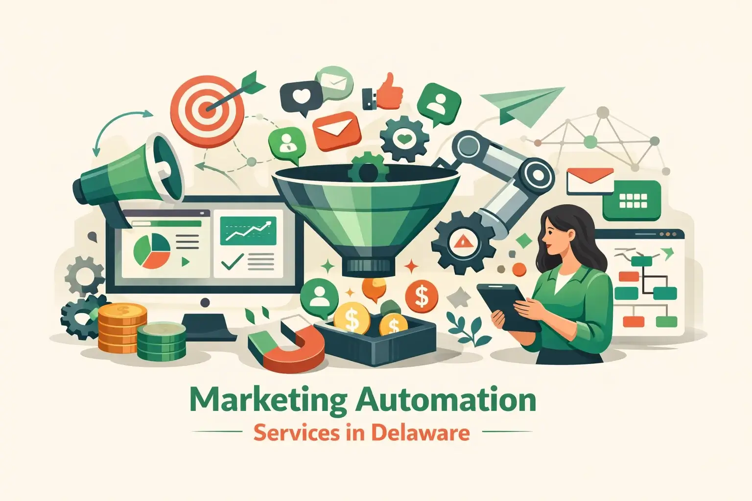 Digital Marketing Illustration