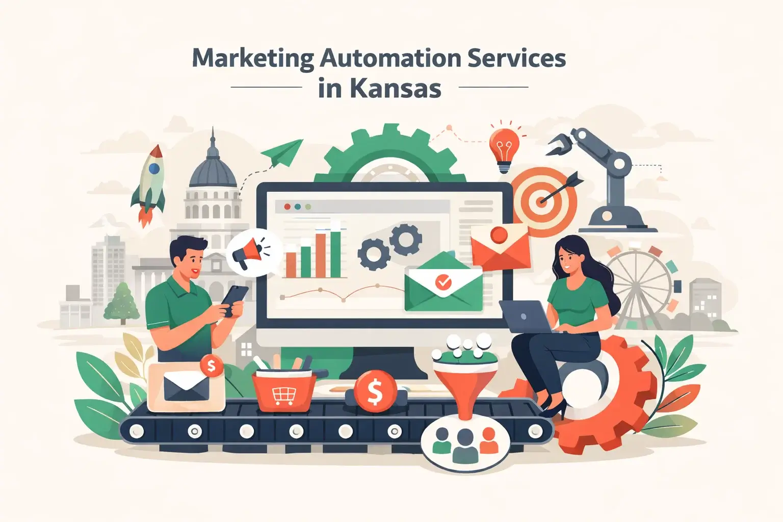 Digital Marketing Illustration